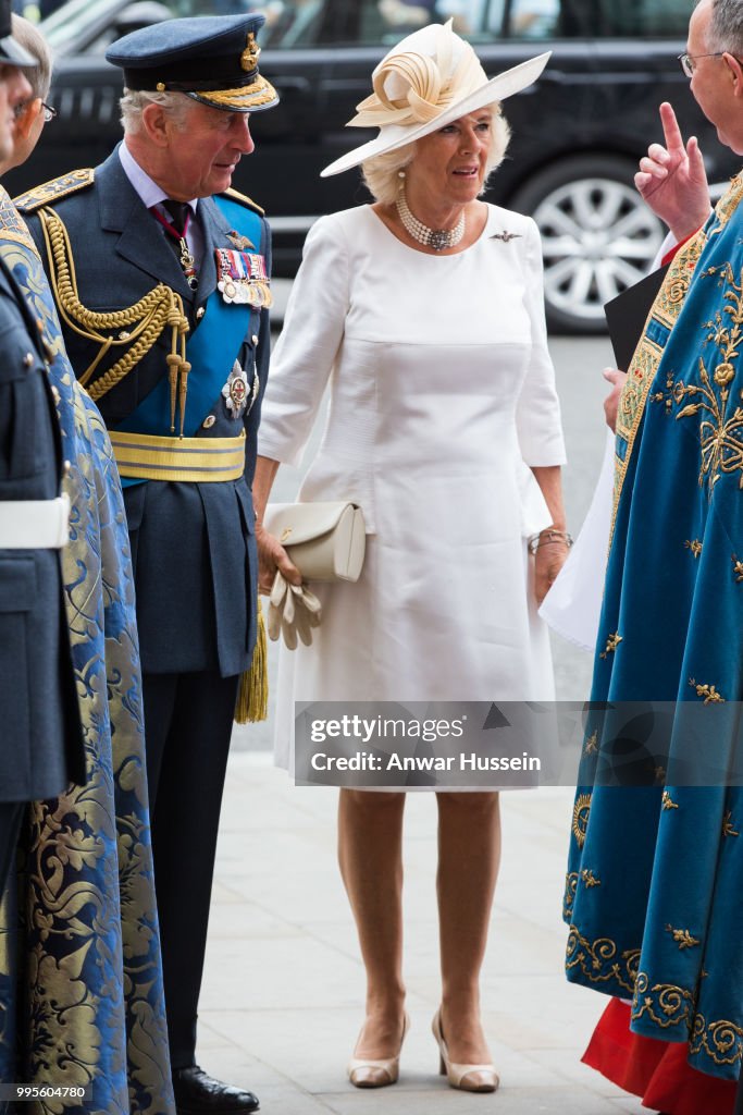 Members Of The Royal Family Attend Events To Mark The Centenary Of The RAF