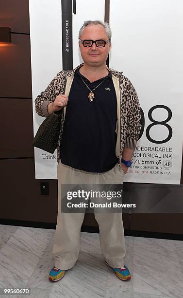 Mickey Boardman attends the launch party for DBA's 98% biodegradable pen at The Standard Hotel on May 14, 2010 in New York City.