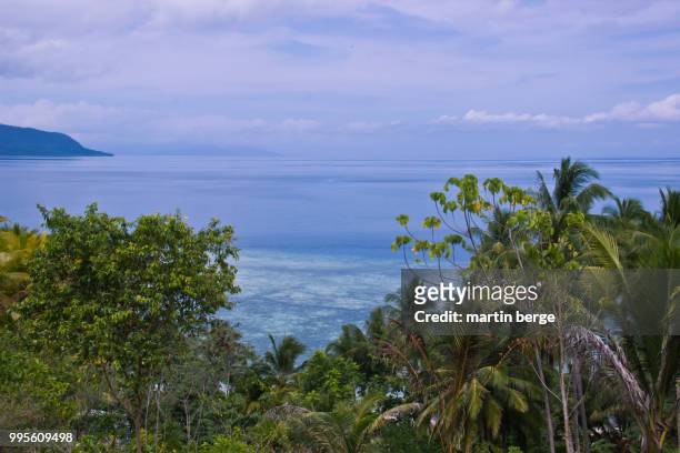raja ampat view, indonesia, papua, - raja ampat islands fotografías e imágenes de stock