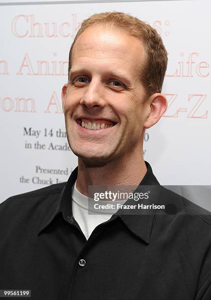 Screenwriter Peter Docter poses at the AMPAS' 15th Annual Marc Davis Celebration Of Animation 'What's Opera, Doc? Animation and Classical Music"...