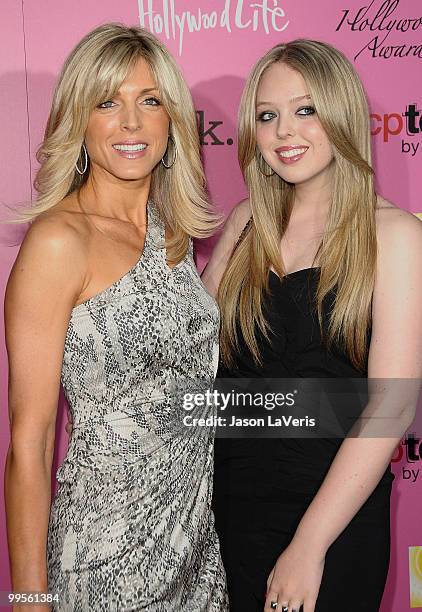 Marla Maples and daughter Tiffany Trump attend the 12th annual Young Hollywood Awards at The Wilshire Ebell Theatre on May 13, 2010 in Los Angeles,...