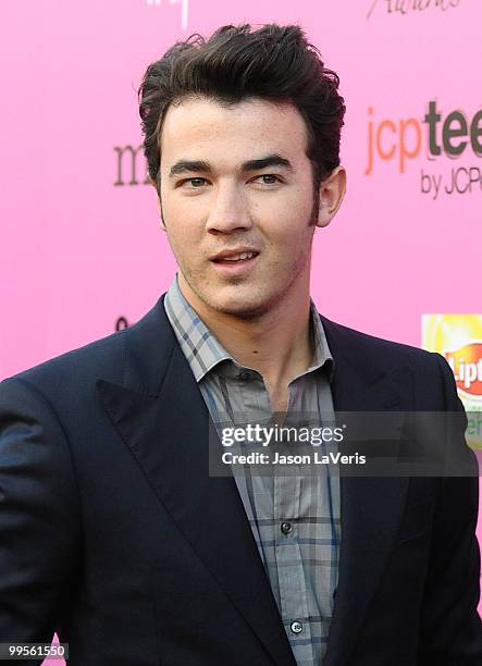 Kevin Jonas of the Jonas Brothers attends the 12th annual Young Hollywood Awards at The Wilshire Ebell Theatre on May 13, 2010 in Los Angeles,...