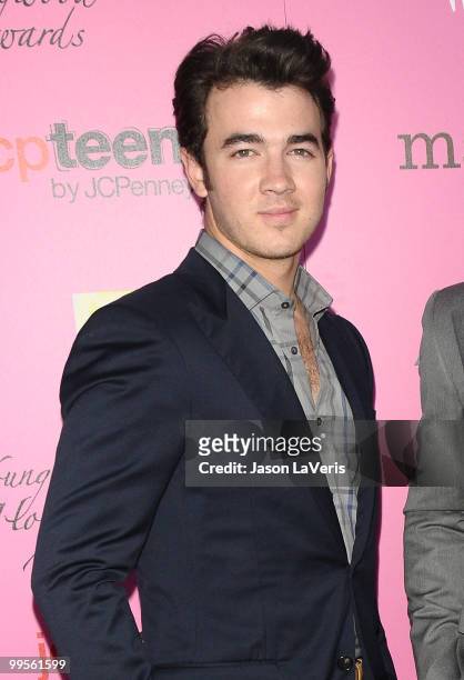 Kevin Jonas of the Jonas Brothers attends the 12th annual Young Hollywood Awards at The Wilshire Ebell Theatre on May 13, 2010 in Los Angeles,...