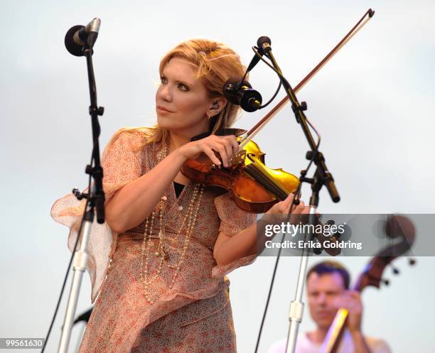 Alison Krauss of Alison Krauss & Union Station featuring Jerry Douglas perform at day 1 of The Hangout Beach Music and Arts Festival on May 14, 2010...