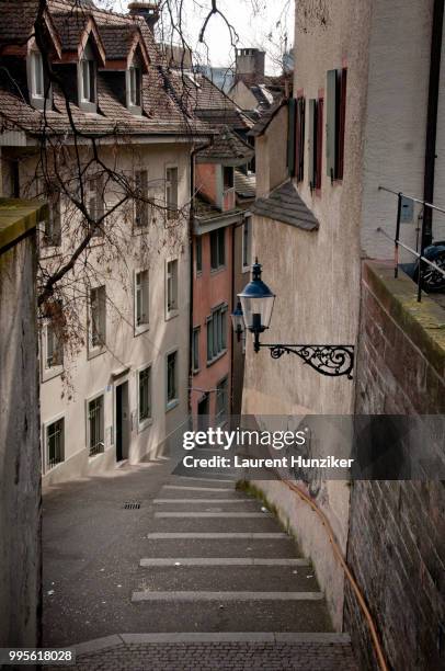 street in basel - hunziker stock pictures, royalty-free photos & images