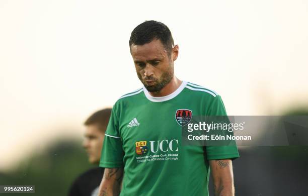 Cork , Ireland - 10 July 2018; Damien Delaney of Cork City following the UEFA Champions League 1st Qualifying Round First Leg between Cork City and...