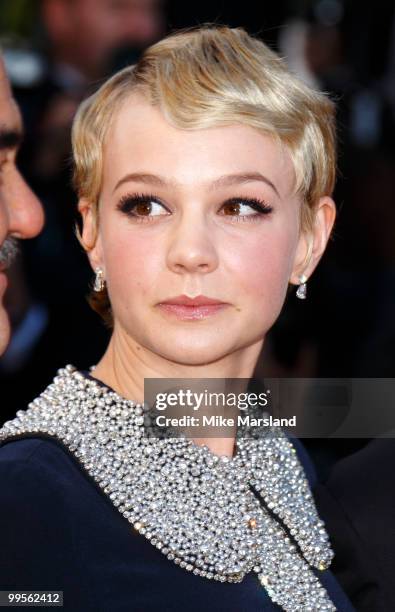 Carey Mulligan attends the Premiere of 'Wall Street: Money Never Sleeps' held at the Palais des Festivals during the 63rd Annual International Cannes...