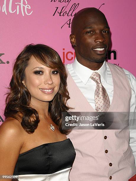 Dancer Cheryl Burke and NFL player Chad Ochocinco attend the 12th annual Young Hollywood Awards at The Wilshire Ebell Theatre on May 13, 2010 in Los...