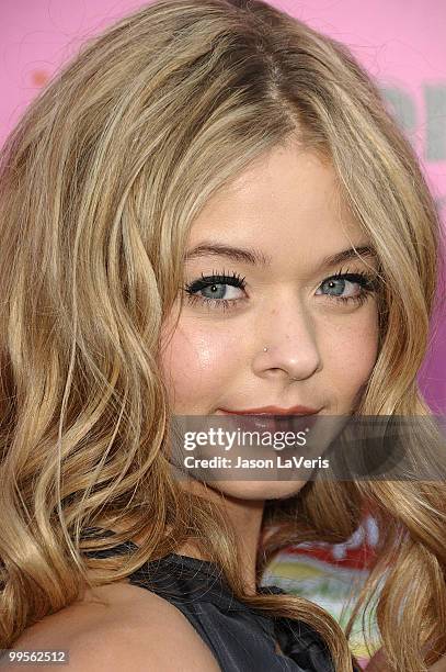 Actress Sasha Pieterse attends the 12th annual Young Hollywood Awards at The Wilshire Ebell Theatre on May 13, 2010 in Los Angeles, California.