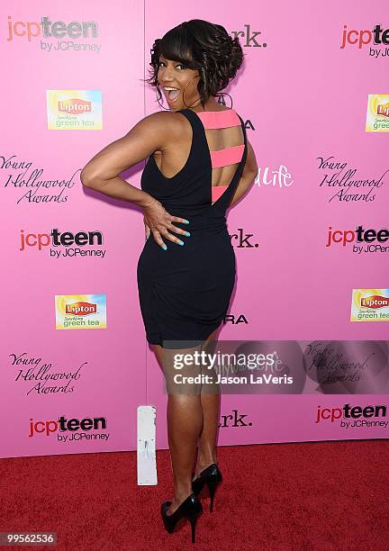 Actress Monique Coleman attends the 12th annual Young Hollywood Awards at The Wilshire Ebell Theatre on May 13, 2010 in Los Angeles, California.