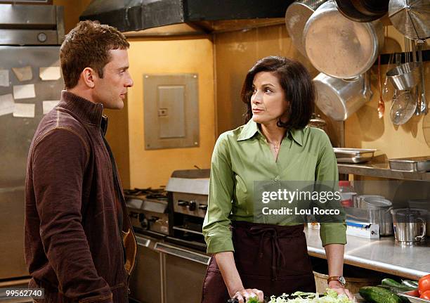 David Fumero and Saundra Santiago in a scene that begins airing the week of May 10, 2010 on Disney General Entertainment Content via Getty Images...