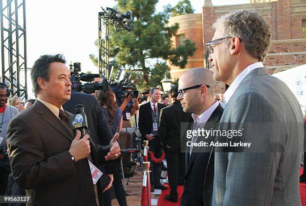 Oscar¨ winning composer Michael Giacchino conducted a live orchestral performance, featuring the iconic music of "Lost," at UCLA's Royce Hall on...