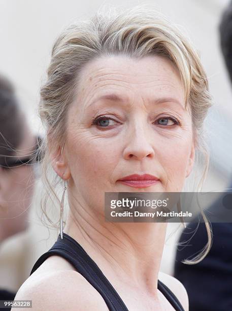 Actress Lesley Manville is seen attending the 63rd Cannes Film Festival on May 15, 2010 in Cannes, France.