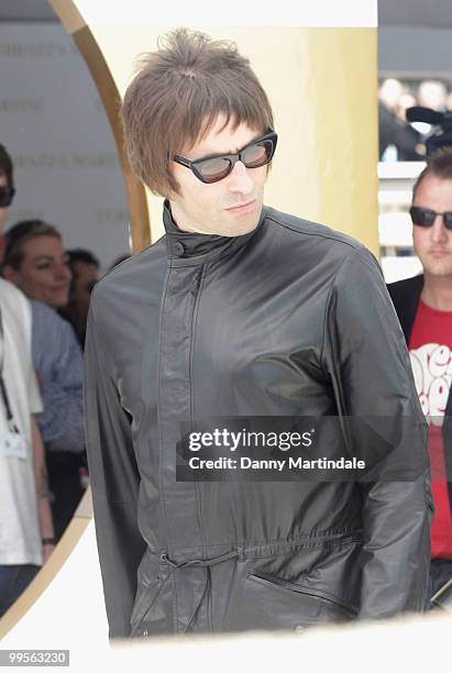 Singer Liam Gallagher is seen at the 63rd Cannes Film Festival on May 14, 2010 in Cannes, France.