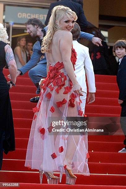 Julie Atlas Muz attends the 'On Tour' Premiere at the Palais des Festivals during the 63rd Annual Cannes Film Festival on May 13, 2010 in Cannes,...