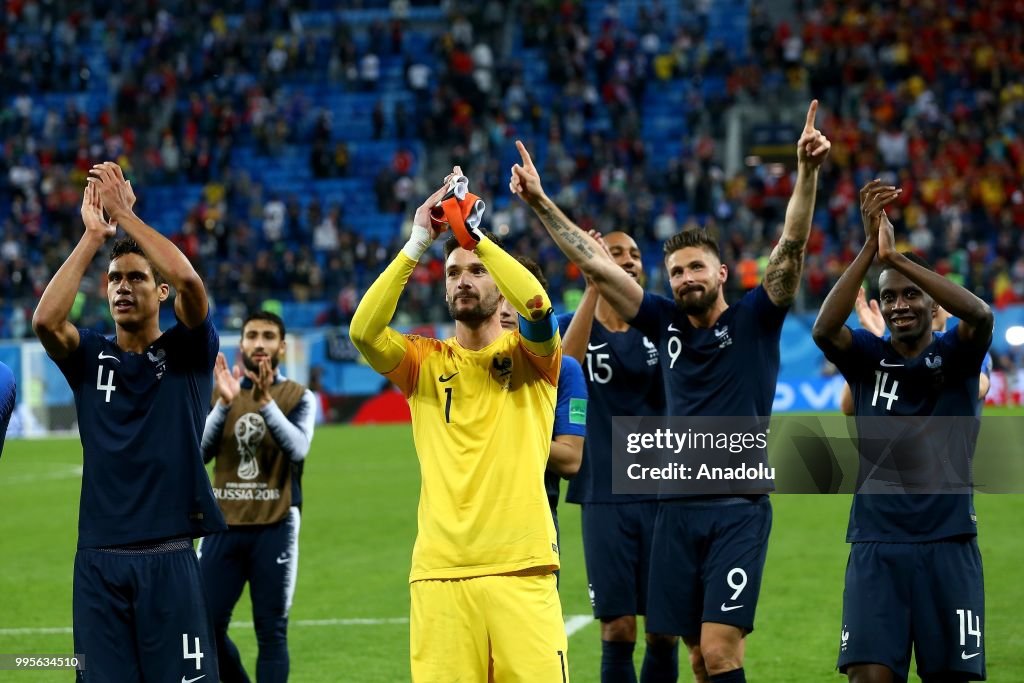 France v Belgium : Semi Final - 2018 FIFA World Cup