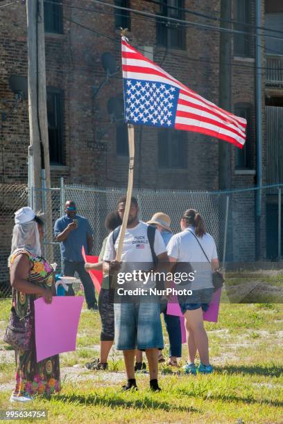 Thousands of activists shut down the Dan Ryan Expressway lead by Rev. Michael Pfleger from Saint Sabina Catholic Church to protest gun violence on...