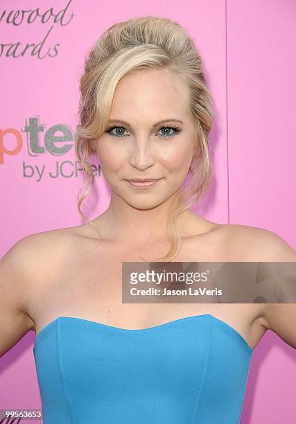 Actress Candice Accola attends the 12th annual Young Hollywood Awards at The Wilshire Ebell Theatre on May 13, 2010 in Los Angeles, California.