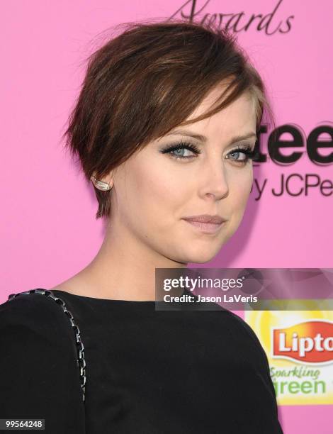 Actress Jessica Stroup attends the 12th annual Young Hollywood Awards at The Wilshire Ebell Theatre on May 13, 2010 in Los Angeles, California.