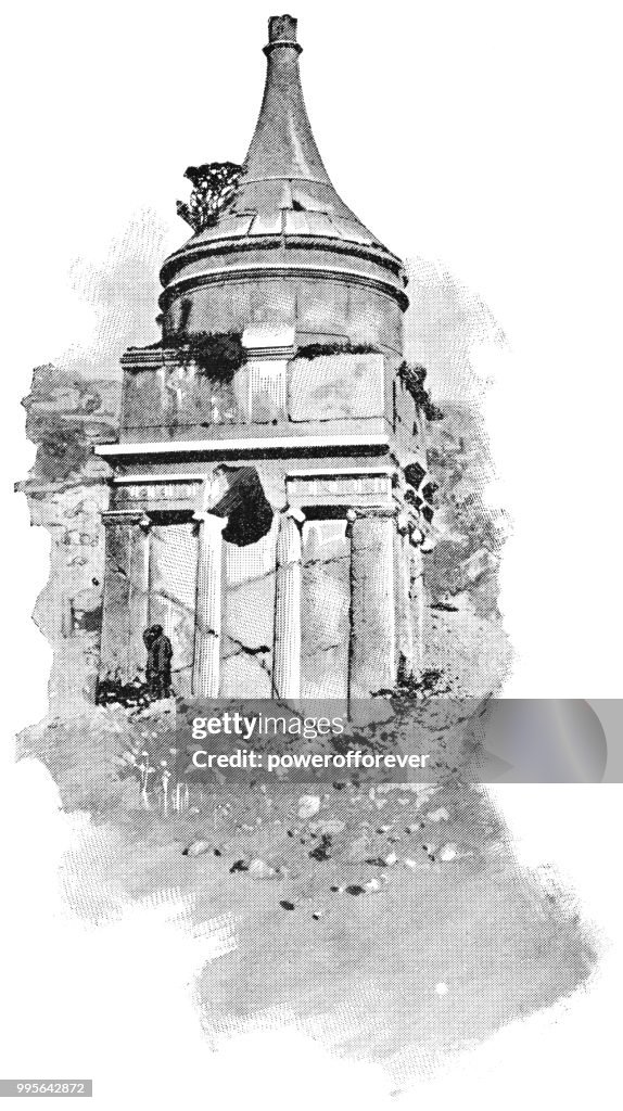 Tomb of Absalom in Jerusalem, Israel - Ottoman Empire