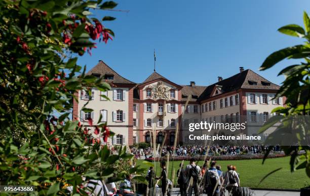 Mainau Palace on the island of Mainau in Lake Constance, Germany, 27 September 2017. Photo: Patrick Seeger/dpa