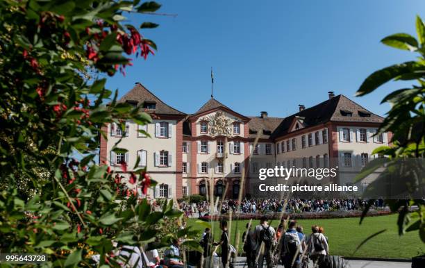 Mainau Palace on the island of Mainau in Lake Constance, Germany, 27 September 2017. Photo: Patrick Seeger/dpa