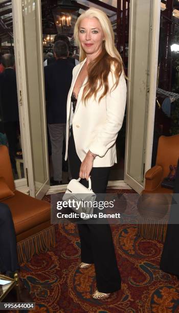 Tamara Beckwith attends a private dinner hosted by Delvaux and British Vogue to celebrate Delvaux's New Bond Street store at Mark's Club on July 10,...