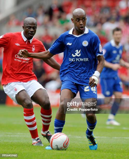 Gelson Fernandes of Leicester City in action during the Championship match between Nottingham Forest and Leicester City at City Ground in Nottingham...