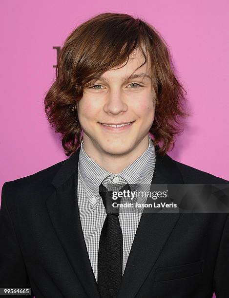 Actor Logan Miller attends the 12th annual Young Hollywood Awards at The Wilshire Ebell Theatre on May 13, 2010 in Los Angeles, California.