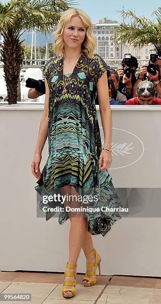 Actress Naomi Watts attends the 'You Will Meet A Tall Dark Stranger' Photocall held at the Palais des Festivals during the 63rd Annual International...