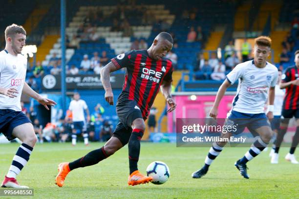 Rajiv van La Parra of Huddersfield Town during the Pre-Season Friendly match between Bury and Huddersfield Town during the pre season friendly...