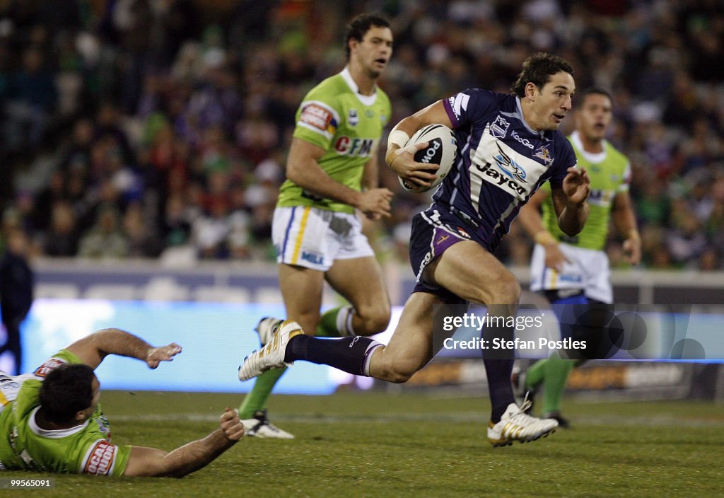 NRL Rd 10 - Raiders v Storm