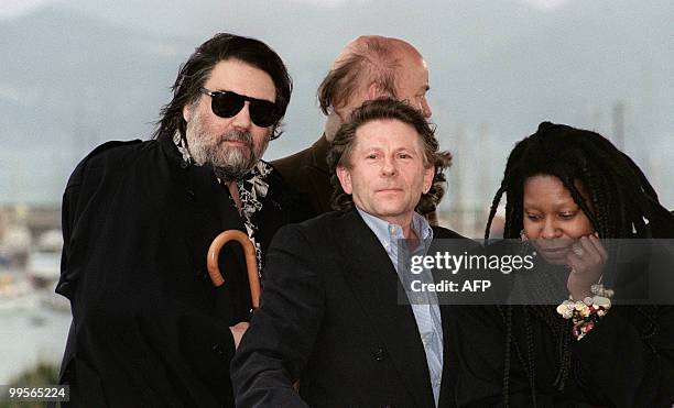 File picture taken on May 8, 1991 shows French filmmaker of Polish origin Roman Polanski posing during the 44th Cannes Film Festival when he was...