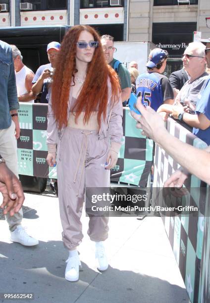 Jess Glynne is seen on July 10, 2018 in New York City.