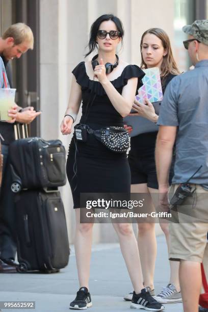 Krysten Ritter is seen on July 10, 2018 in New York City.