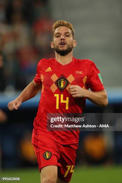 Dries Mertens of Belgium during the 2018 FIFA World Cup Russia Semi Final match between Belgium and France at Saint Petersburg Stadium on July 10,...