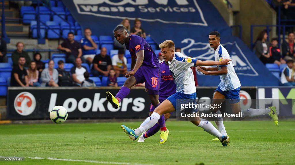 Tranmere Rovers v Liverpool - Pre-Season Friendly