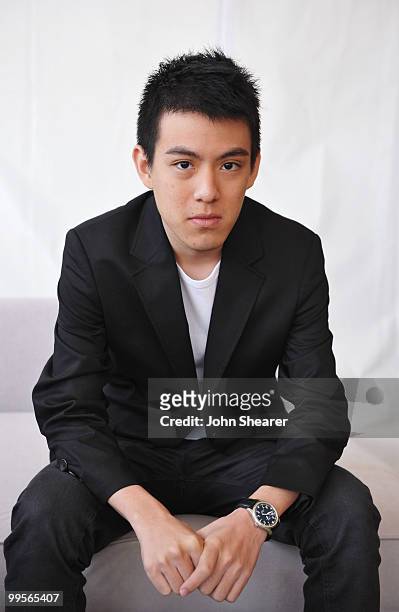 Actor Joshua Tan from the film "Sandcastle" poses for a portrait session at the Audi Breach during the 63rd Annual Cannes Film Festival on May 15,...
