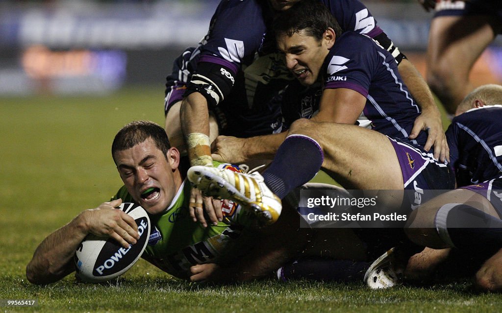 NRL Rd 10 - Raiders v Storm