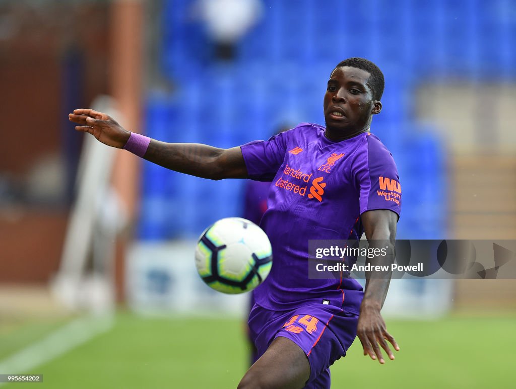 Tranmere Rovers v Liverpool - Pre-Season Friendly