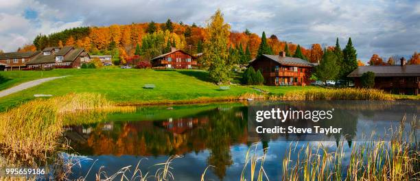 von trapp sunrise panorama - von-trapp stock pictures, royalty-free photos & images