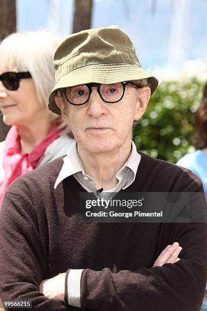 Writer/director Woody Allen attends the 'You Will Meet A Tall Dark Stranger' Photocall held at the Palais des Festivals during the 63rd Annual...