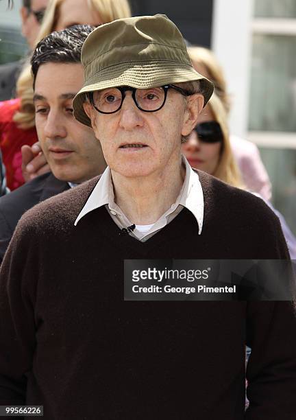 Writer/director Woody Allen attends the 'You Will Meet A Tall Dark Stranger' Photocall held at the Palais des Festivals during the 63rd Annual...