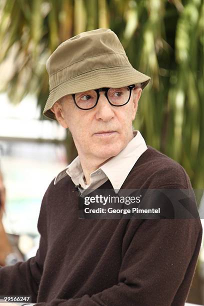 Writer/director Woody Allen attends the 'You Will Meet A Tall Dark Stranger' Photocall held at the Palais des Festivals during the 63rd Annual...