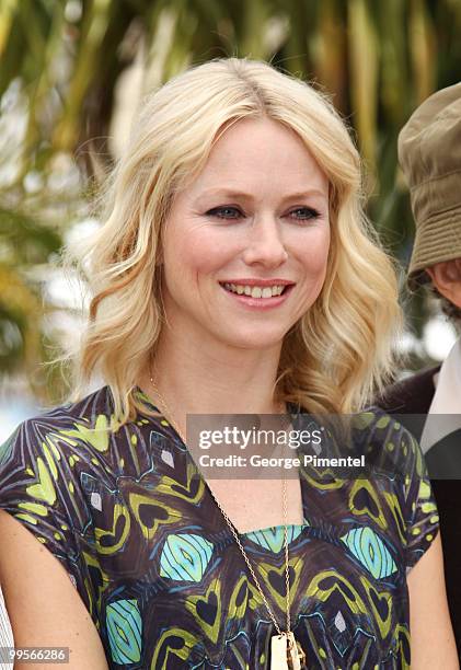 Actress Naomi Watts attends the 'You Will Meet A Tall Dark Stranger' Photocall held at the Palais des Festivals during the 63rd Annual International...