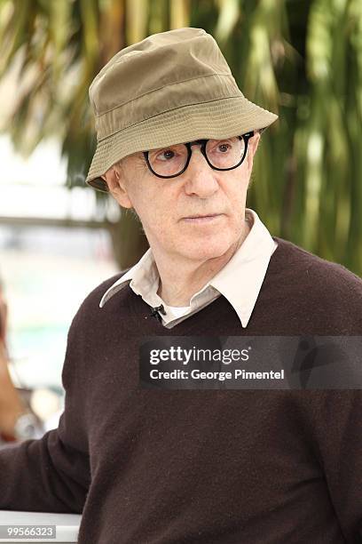 Writer/director Woody Allen attends the 'You Will Meet A Tall Dark Stranger' Photocall held at the Palais des Festivals during the 63rd Annual...