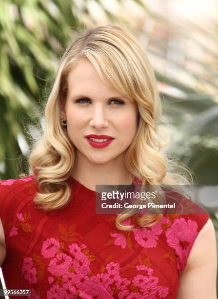 Actress Lucy Punch attend the 'You Will Meet A Tall Dark Stranger' Photocall held at the Palais des Festivals during the 63rd Annual International...