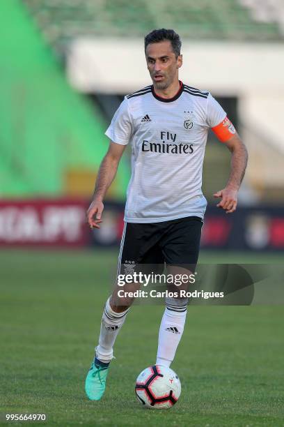 Benfica forward Jonas from Brazil during the Benfica v FK Napredak - Pre-Season Friendly match at Estadio do Bonfim on July 10, 2018 in Setubal,...