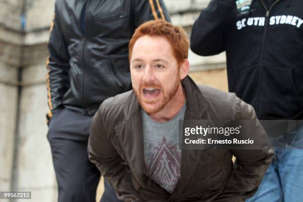 Scott Grimes performs unplugged in Piazza di Spagna on May 15, 2010 in Rome, Italy.