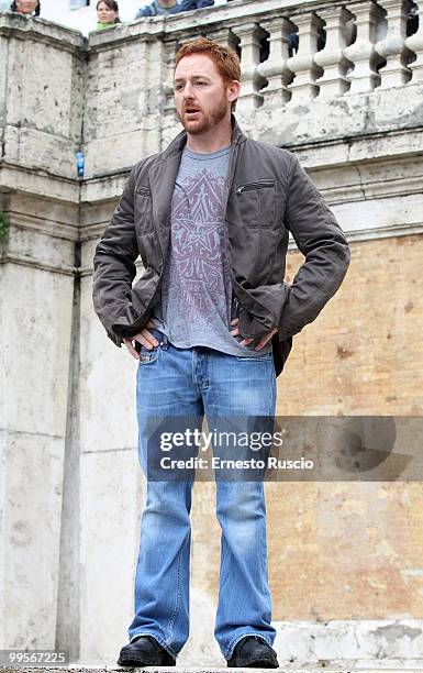 Scott Grimes performs unplugged in Piazza di Spagna on May 15, 2010 in Rome, Italy.